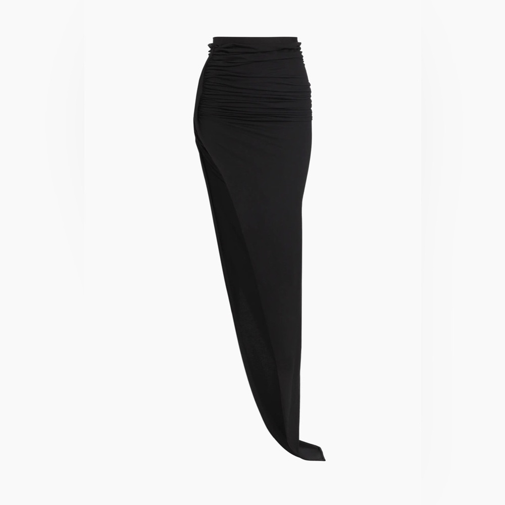 Rick Owens Black Maxi Skirt